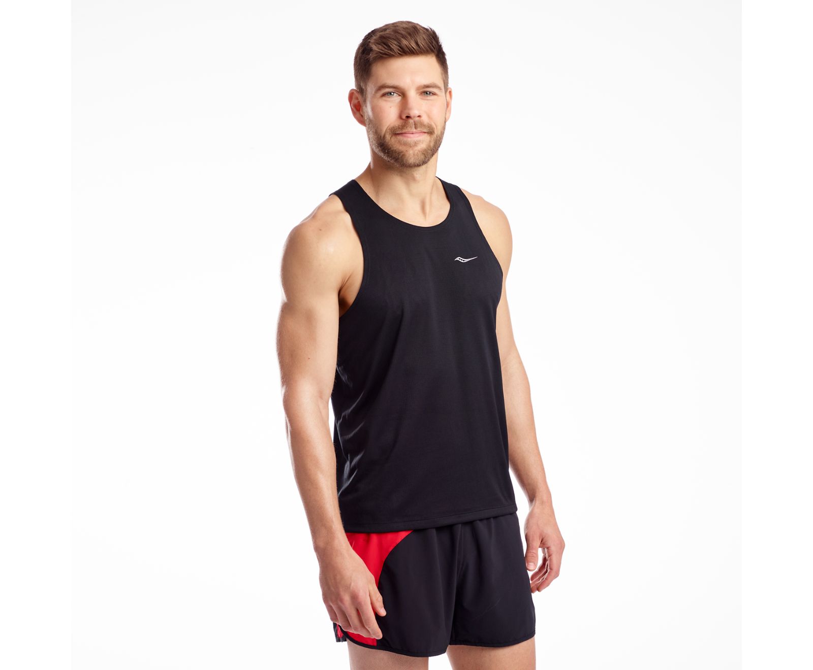 Saucony Stopwatch Singlet Men\'s Tanks Black | AU 661AHKP